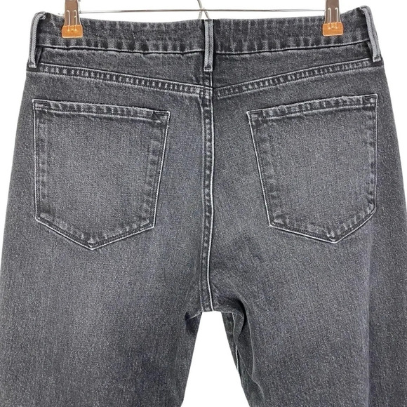 Frame Le Mini Boot Jeans Waist 29 Womens 8 Pepperdine Slash Distressed Black - Picture 5 of 11